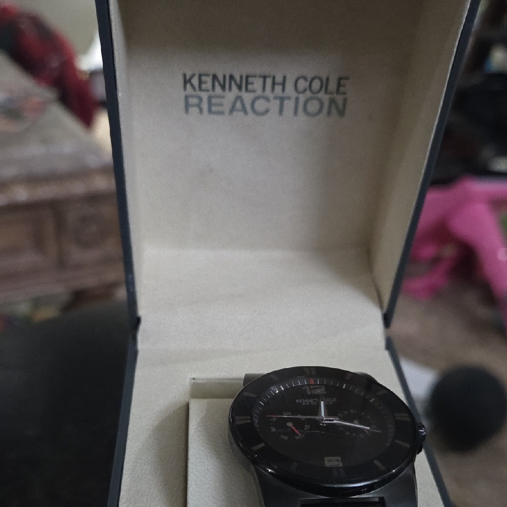 Kenneth Cole Reaction Black Dial Watch